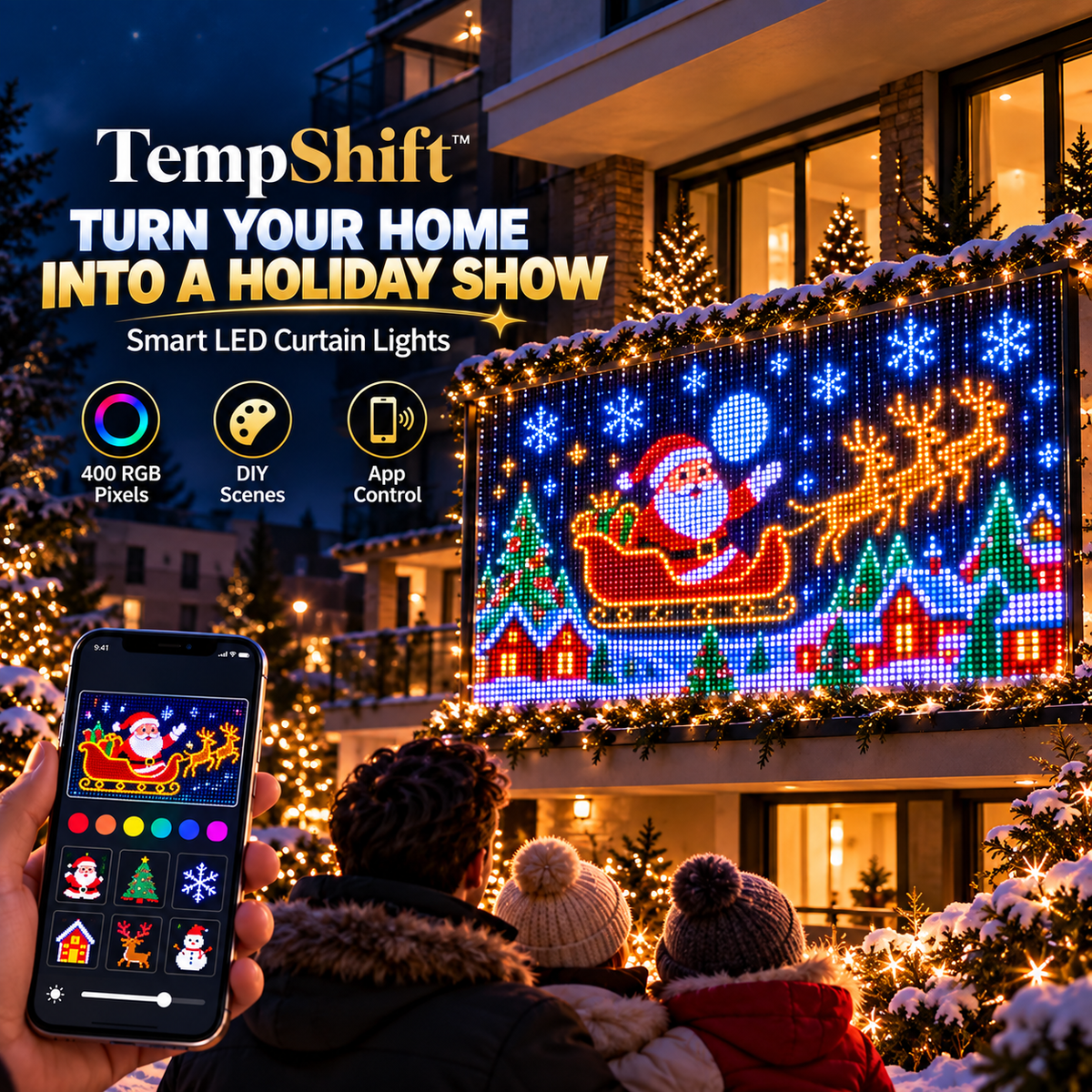 TempShift Holiday GlowGrid™